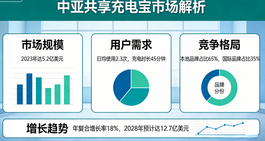 中亚共享充电宝市场解析:机遇与本地化落地路径