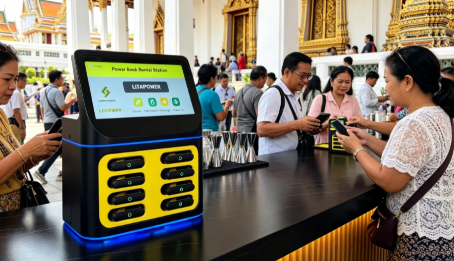希腊共享充电宝，巨大的蓝海市场，Litapower品牌助力