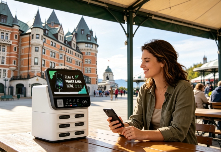 加拿大共享充电宝移动支付，Interac Debit、Apple Pay 支付，中电核心本地支付对接，旅游景区，餐厅等场景项目落地赚取收益