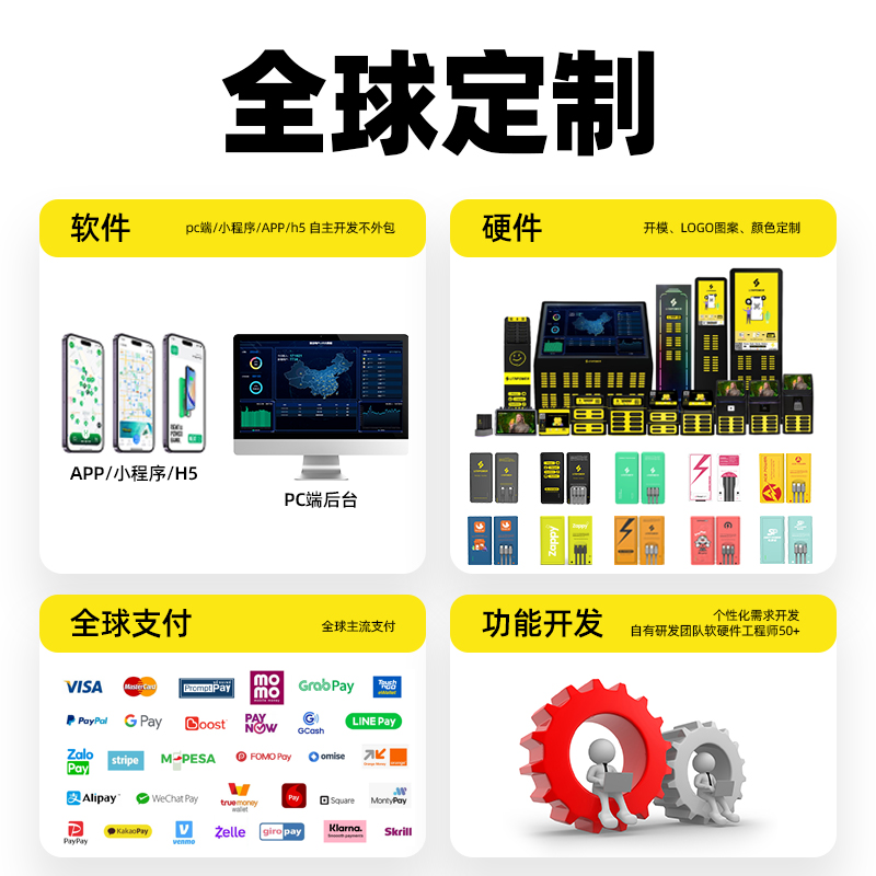 6口共享充电宝爆款，超级快充共享充电柜